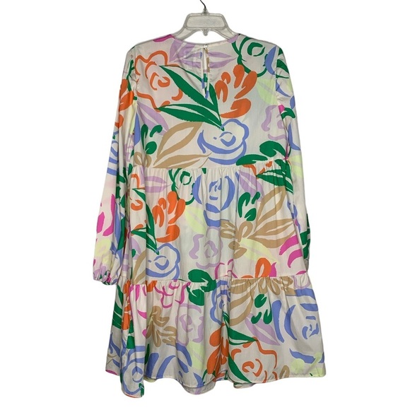 Gap Maternity Tiered‎ Dress in Multi Floral - Picture 2 of 7